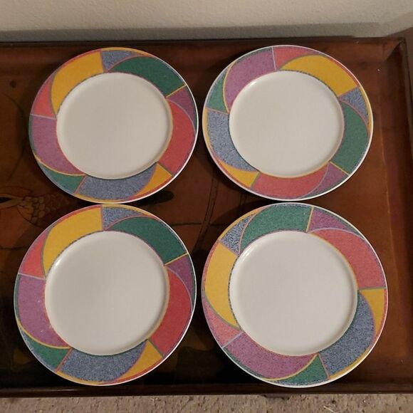 Misono Rhythm 8723 Salad Plate 7 5" Set of 4 VINTAGE - Picture 1 of 11